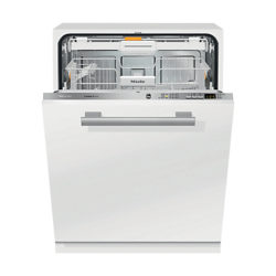 Miele G6060SCVI Fully Integrated Dishwasher, White / Stainless Steel